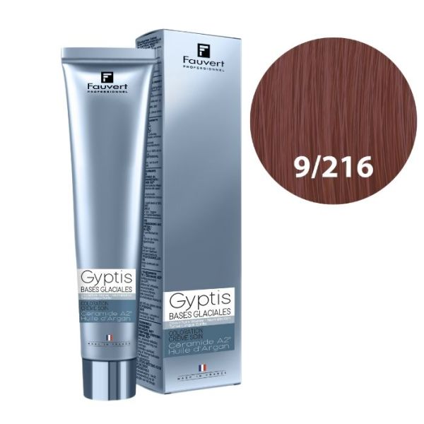 Kleurverzorgingscrème Gyptis n°9/216 goud champagne rosé Fauvert 100ML Kleurverzorgingscrème Gyptis n°9/216 goud champagne rosé Fauvert 100ML