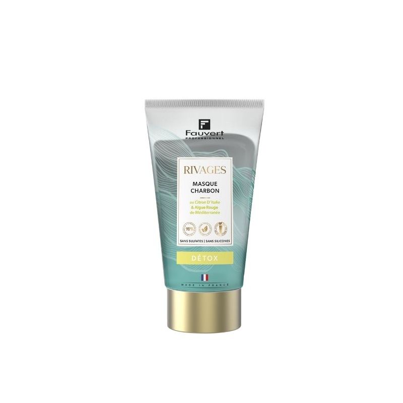 Máscara de carvão detoxificante Rivages Detox Fauvert 150ML