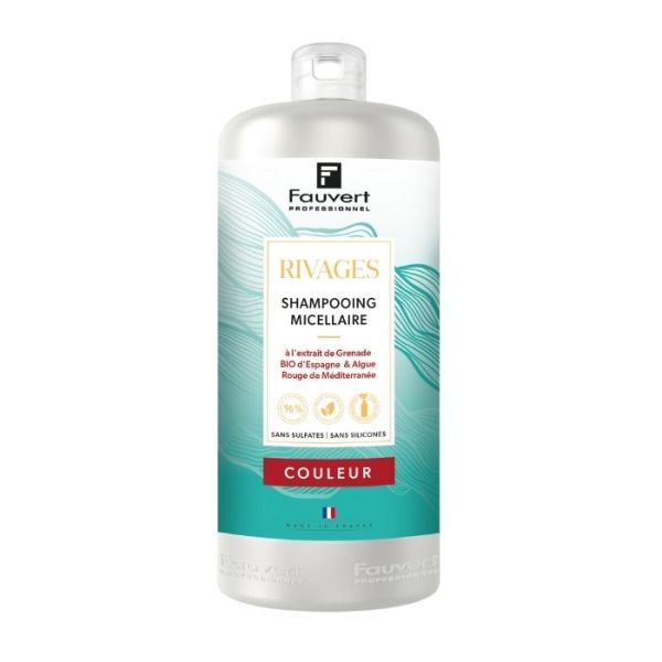 Champô micelar para cabelos coloridos Rivages Couleur Fauvert 1L Champô micelar para cabelos coloridos Rivages Couleur Fauvert 1L