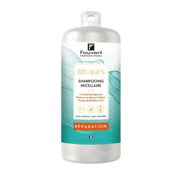 Shampooing micelar reparador Rivages Reparação Fauvert 1L Shampooing micelar reparador Rivages Reparação Fauvert 1L