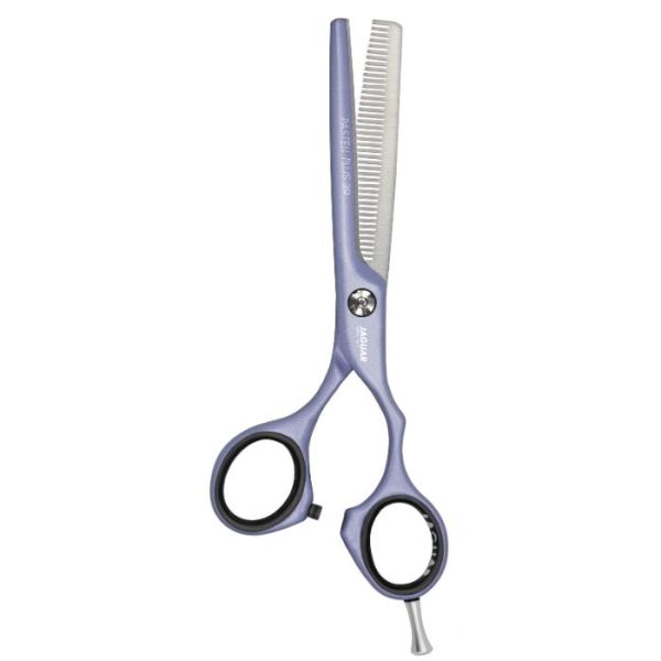 Ciseaux sculpteur 39 dents Pastell Plus Crane offset Lavender 5.5' Jaguar Ciseaux sculpteur 39 dents Pastell Plus Crane offset Lavender 5.5' Jaguar