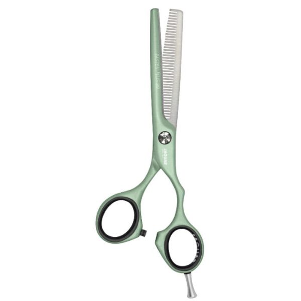 Ciseaux sculpteur 39 dents Pastell Plus Crane offset Matcha 5.5' Jaguar Ciseaux sculpteur 39 dents Pastell Plus Crane offset Matcha 5.5' Jaguar