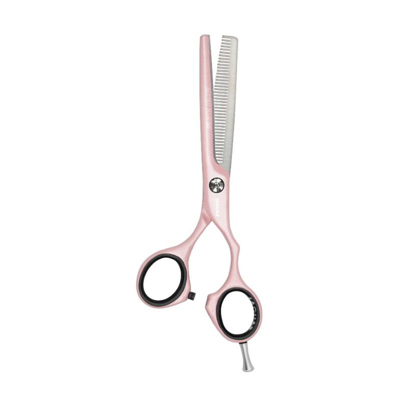 Ciseaux sculpteur 39 dents Pastell Plus Crane offset Rosé 5.5' Jaguar