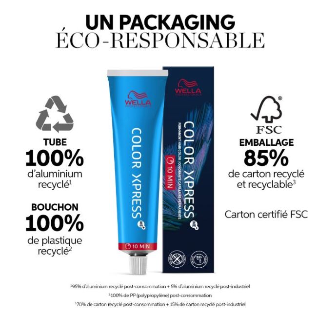 Coloration Color Xpress ME+ 5/1 châtain clair cendré Wella 60ML