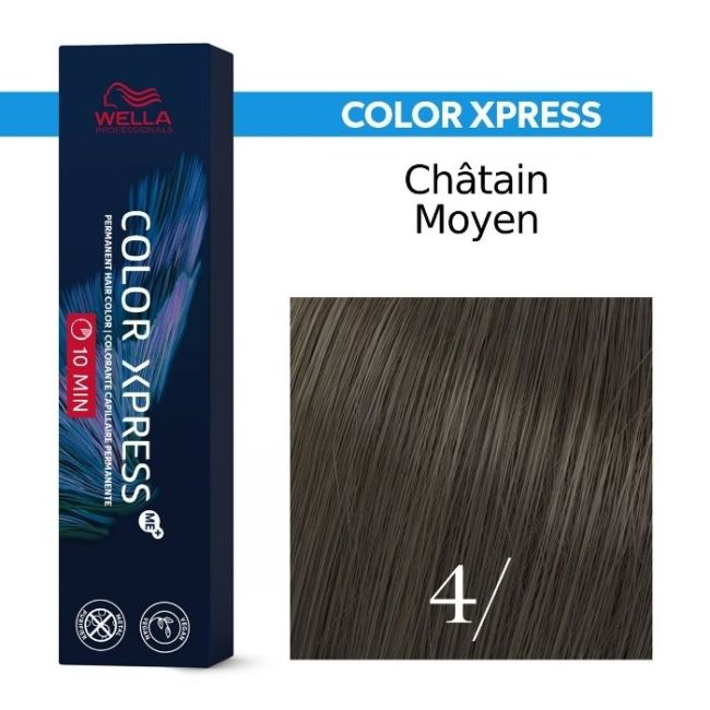 Coloration Color Xpress ME+ 4/ châtain moyen Wella 60ML