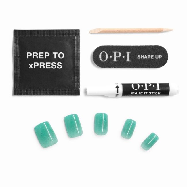 OPI Faux-ongles xPRESS/ON Make Em Jelly All Teal, All Shade 15ML