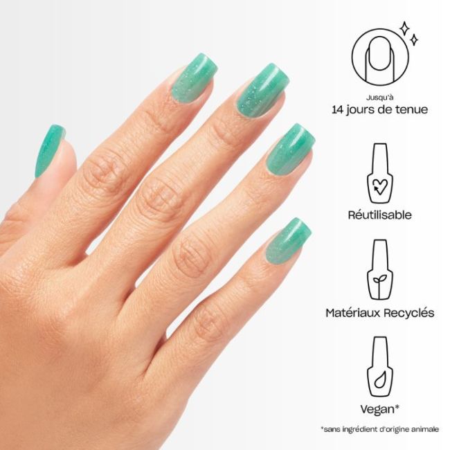 OPI Faux-ongles xPRESS/ON Make Em Jelly All Teal, All Shade 15ML
