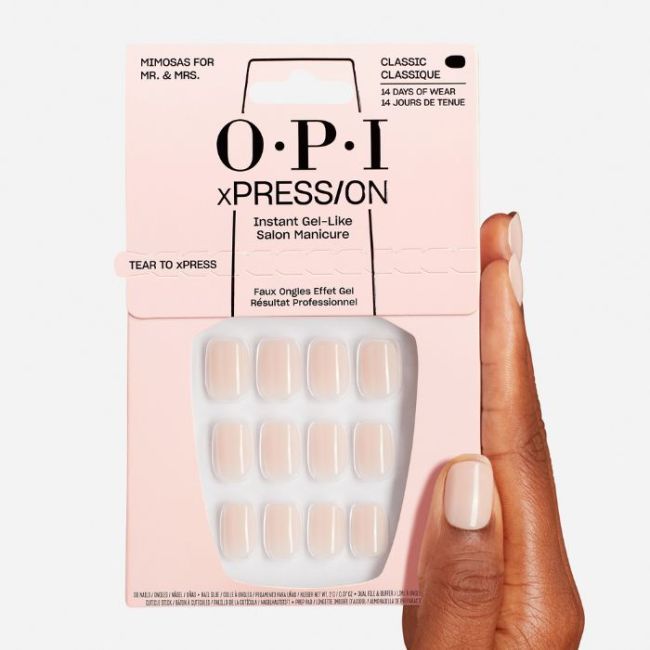 OPI Faux-ongles xPRESS/ON Make Em Jelly Mimosas for Mr. and Mrs. 15ML