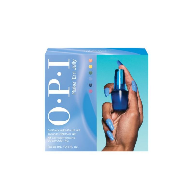 OPI Gel Color Vegan Make Em Jelly Coffret découverte Gel Color bleu 15ML