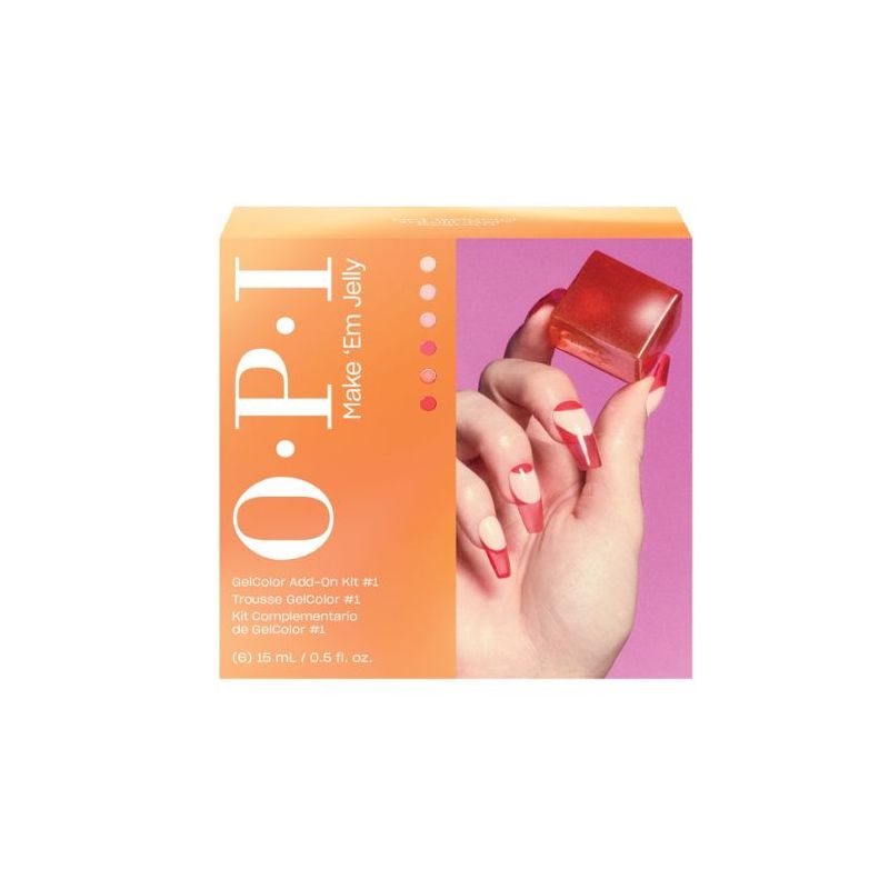 OPI Gel Color Vegan Make Em Jelly Coffret découverte Gel Color orange 15ML