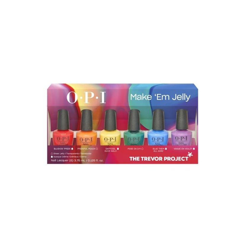 OPI Vernis à ongles Make Em Jelly Coffret de 6 minis Nail Lacquer 15ML