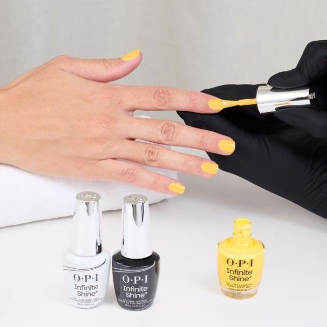 OPI Vernis Infinite Shine Vegan Make Em Jelly Keep Up Buttercup 15ML