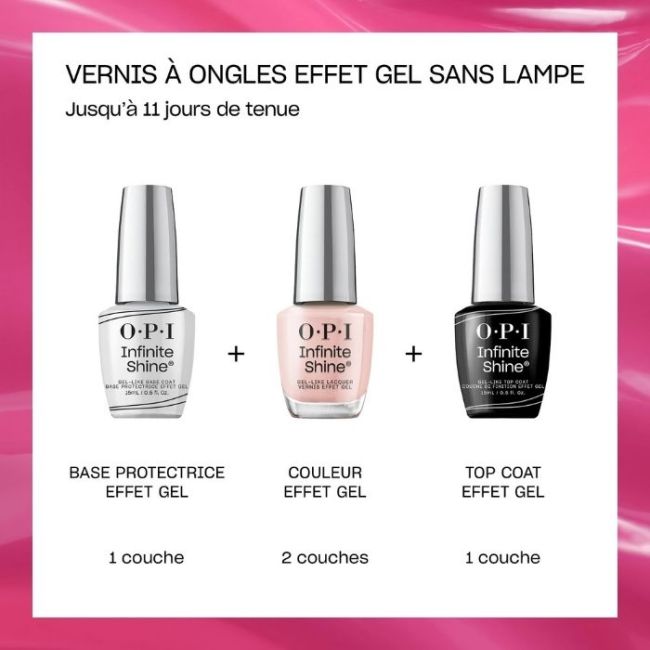OPI Vernis Infinite Shine Vegan Make Em Jelly Drop It Like It's Hawt 15ML
