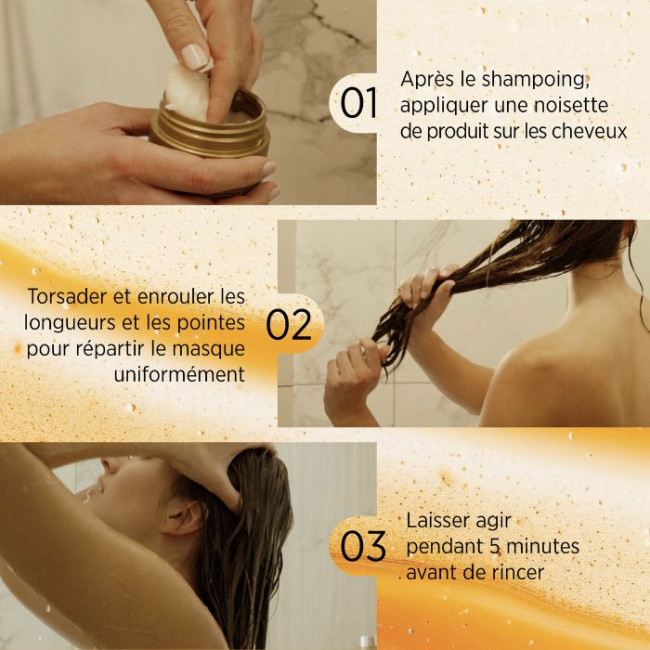 Maschera intensa ricostruttiva per capelli spessi L3 Luxeoil System Professional 400 ML