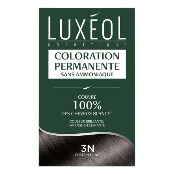 Coloration 3N Châtain Foncé Luxéol 60ml