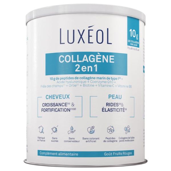 Complément alimentaire Collagène 2en1 Luxéol 250ml