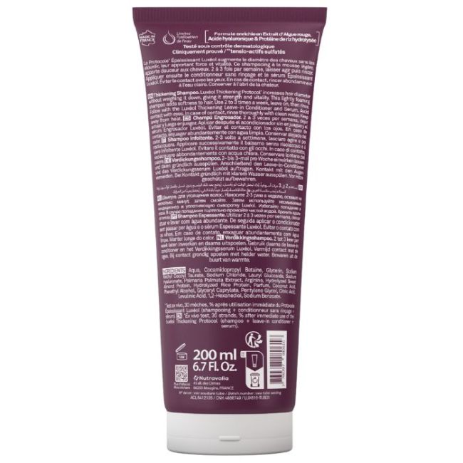 Shampooing Épaississant Luxéol 200ml