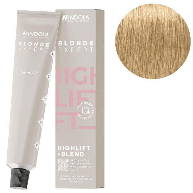 Coloration Éclaircissante Highlift + Blend H.0+ Blonde Expert Indola 60ml