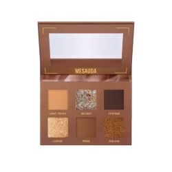 Palette yeux cool bronze Bare Harmony Mesauda 6x1g