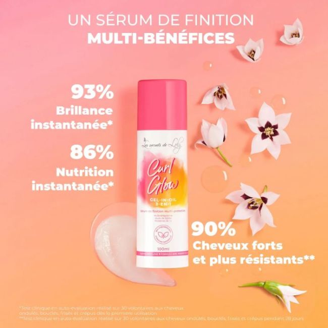 Sérum de finition multi-protection Curl Glow Les Secrets de Loly 100ML