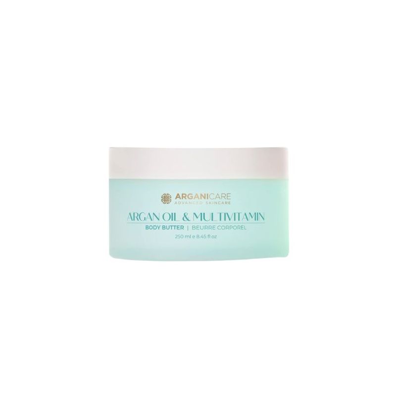 Beurre corporel huile argan et multi-vitamines Arganicare 250ML