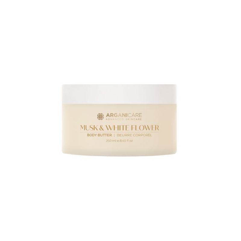 Beurre corporel musque et fleurs blanches Arganicare 250ML