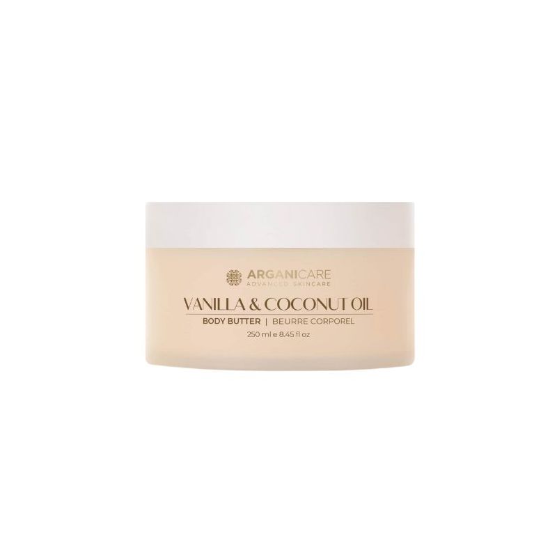 Beurre corporel vanille et coco Arganicare 250ML