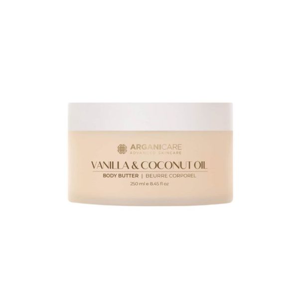 Beurre corporel vanille et coco Arganicare 250ML Beurre corporel vanille et coco Arganicare 250ML