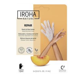 Gants masque réparateur mains et ongles pêche Iroha