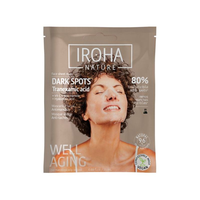 Masque tissu visage anti-tâches Iroha