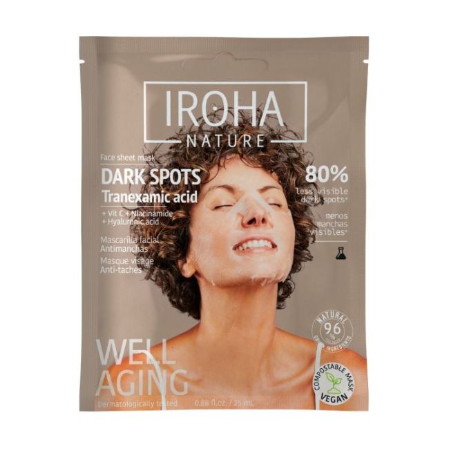 Masque tissu visage anti-tâches Iroha