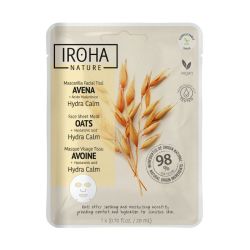 Masque tissu visage hydratant apaisant Avoine Iroha
