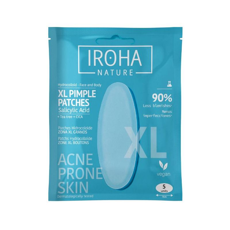 Patchs XL anti-boutons, acnés, rougeurs Iroha 5 patchs