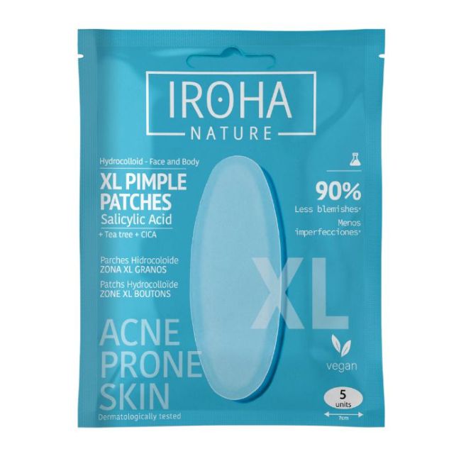 Patchs XL anti-boutons, acnés, rougeurs Iroha 5 patchs