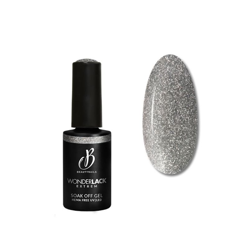 Semi permanent Wonderlack Hema Free diamond dust glitter Beautynails 8ML