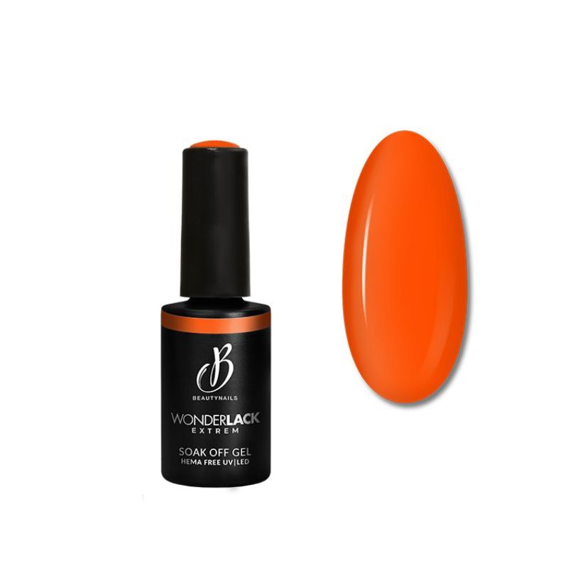 Semi permanent Wonderlack Hema Free orange fluo Beautynails 8ML