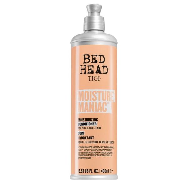 Conditionneur cheveux secs Moisture Maniac Bed Head Tigi 400ml Conditionneur cheveux secs Moisture Maniac Bed Head Tigi 400ml