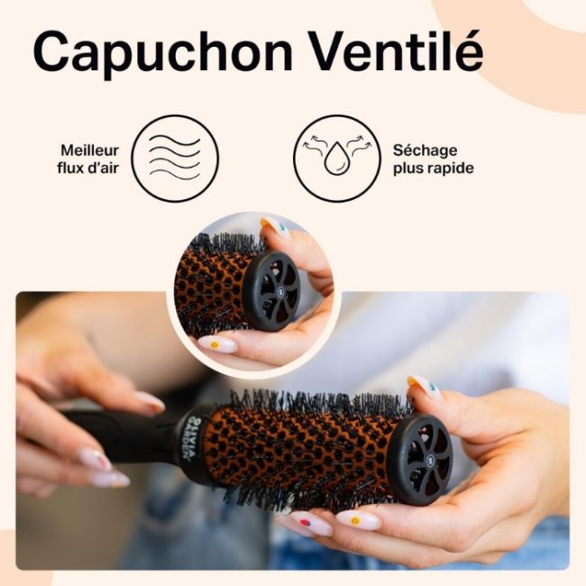 Barillet pour brosse détachable Multibrush 35mm Olivia Garden