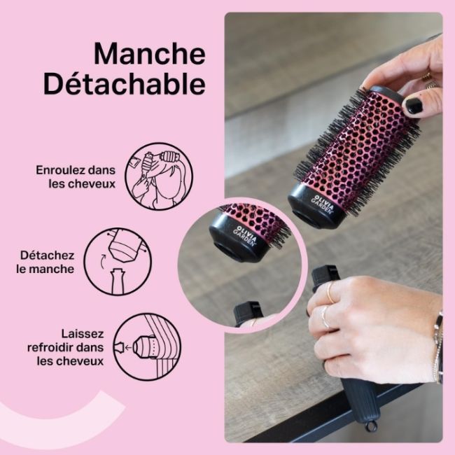 Barillet pour brosse détachable Multibrush 45mm Olivia Garden