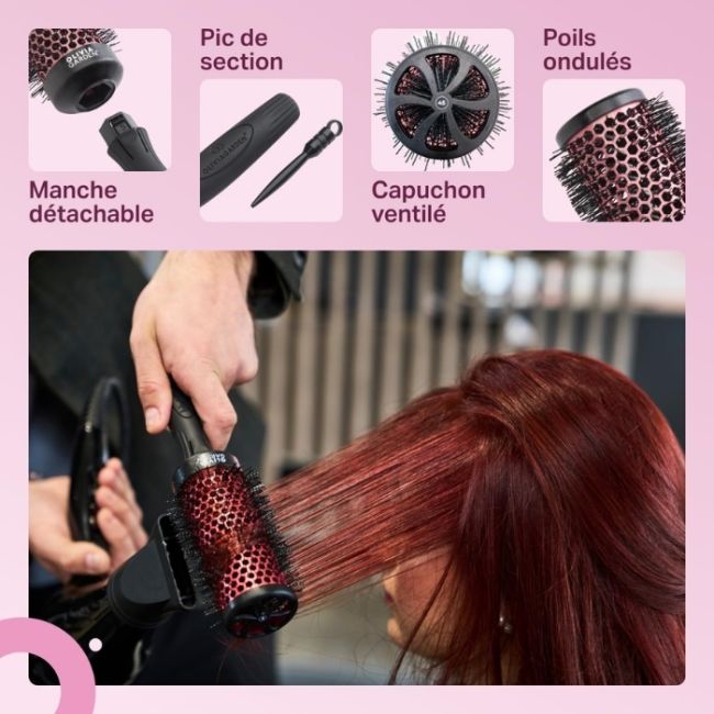 Barillet pour brosse détachable Multibrush 45mm Olivia Garden