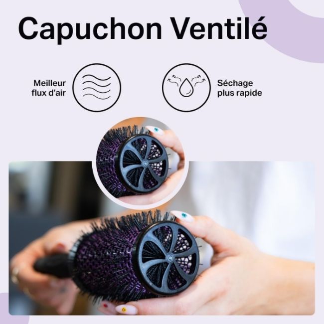 Barillet pour brosse détachable Multibrush 55mm Olivia Garden