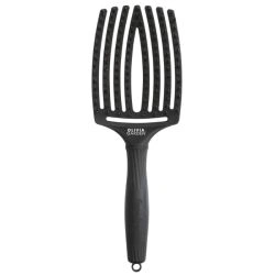 Brosse Fingerbrush Care Iconic Full Black taille L Olivia Garden