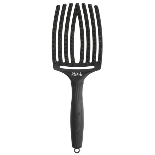 Brosse Fingerbrush Care Iconic Full Black taille L Olivia Garden Brosse Fingerbrush Care Iconic Full Black taille L Olivia Garden
