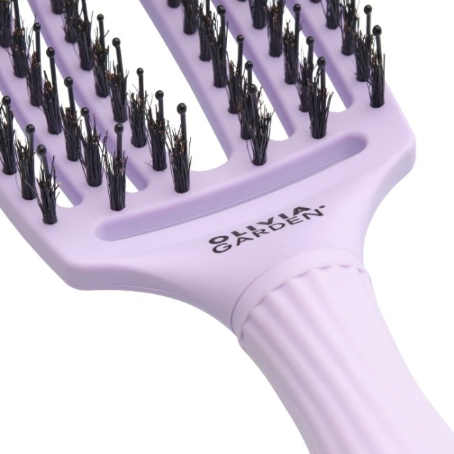 Brosse Fingerbrush Care Iconic Lavender taille M Olivia Garden