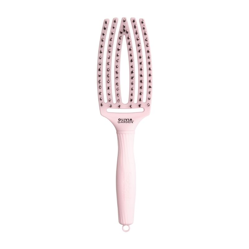 Brosse Fingerbrush Care Iconic Pastel Pink taille M Olivia Garden