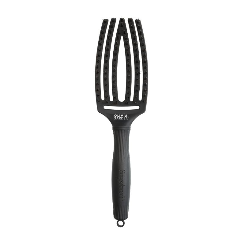 Brosse Fingerbrush Care Iconic Full Black taille M OliviaGarden
