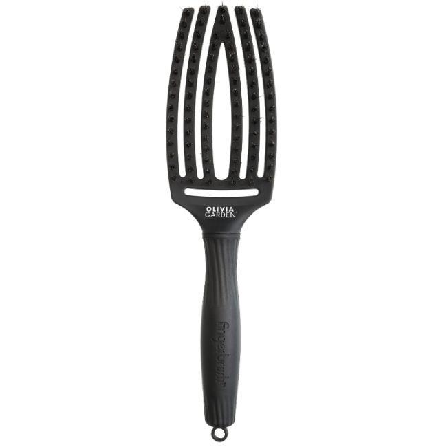Brosse Fingerbrush Care Iconic Full Black taille M OliviaGarden