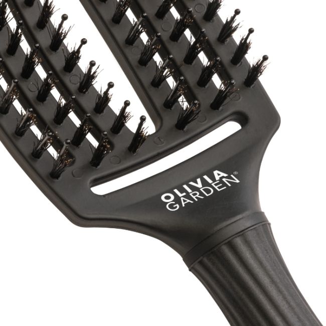 Brosse Fingerbrush Care Iconic Full Black taille M OliviaGarden