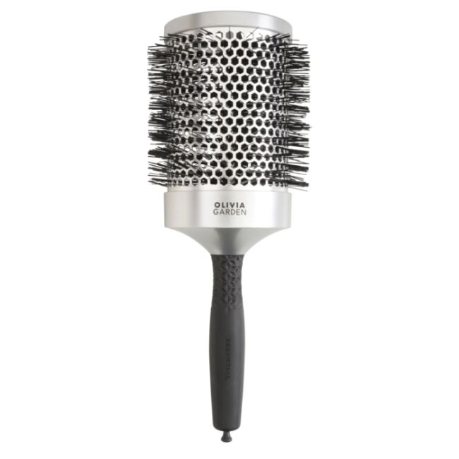 Brosse brushing Essential Blowout Classic argent 85mm Olivia Garden