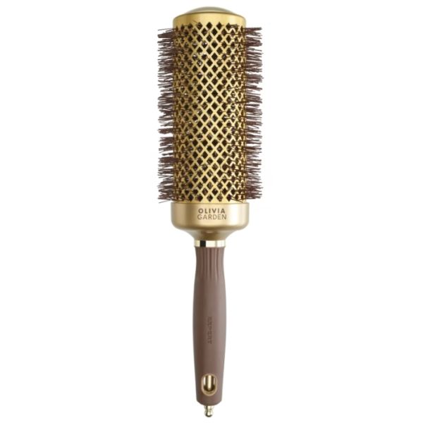 Brosse brushing Expert Blowout Speed nylon ondulé doré & marron 55mm Olivia Garden Brosse brushing Expert Blowout Speed nylon ondulé doré & marron 55mm Olivia Garden